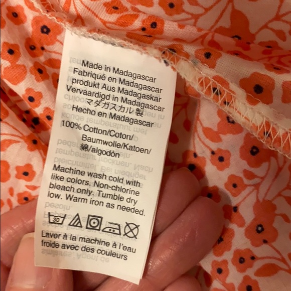 J Crew poppy long sleeve button down - Picture 3 of 3